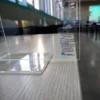 Barreira de proteção anti-viral em acrílico para balcão mesas caixas de supermercado
