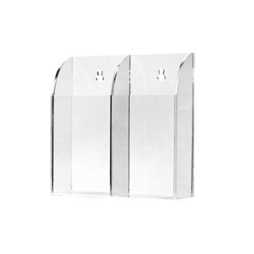 Porta controle de acrílico duplo