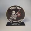 Troféu para homenagem em acrílico com detalhes